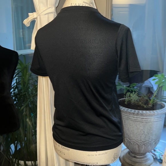 Nike black lacrosse dri-fit shortsleeve shirt youth medium athletic sports top M - Picture 5 of 8